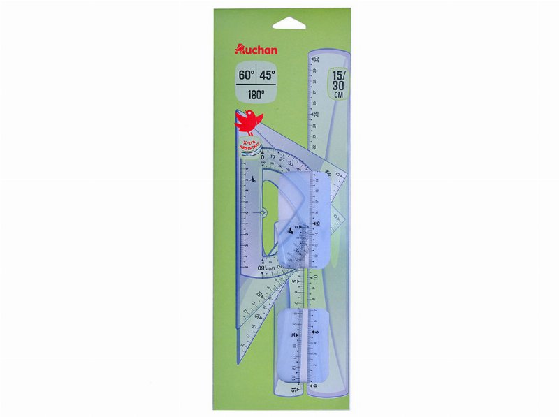 Set De Desenho Auchan Ultra Resistente 5 Peças