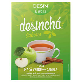 Chá Maçã Verde E Canela Saquetas Desinchá 10 Un