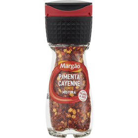 Pimenta Cayenne Com Moinho Em Frasco Margão 24 gr