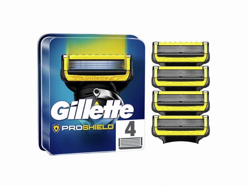 Recarga De Lâminas Proshield Gillette 4 Un