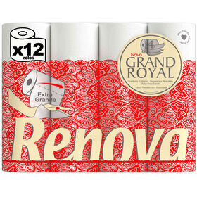 Papel Higiénico 4 Folhas Grand Royal Renova 12 Rolos
