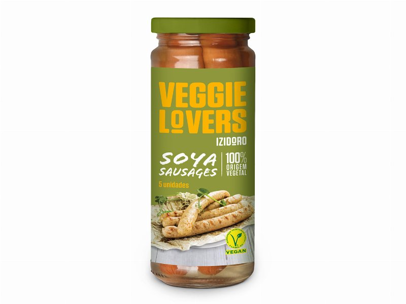 Salsichas Soja Izidoro Bockwurst Vegan 5Un 400(245)G