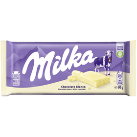 Tablete De Chocolate Branco Milka 90 gr