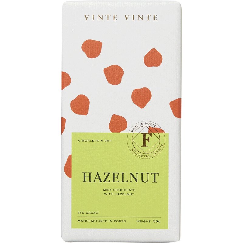 Chocolate De Leite 35% Com Avelão Fusion Collection 50 g
