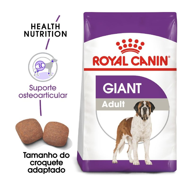 Ração Para Cão Adulto Gigante A Partir Dos 18/24 Meses Com 45 kg E Mais 15 kg