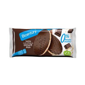 Tortitas De Chocolate Negro Sem Glúten Bicentury 130 gr