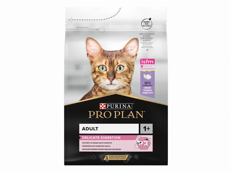 Ração Para Gato Pro Plan Delicate Peru 3 kg
