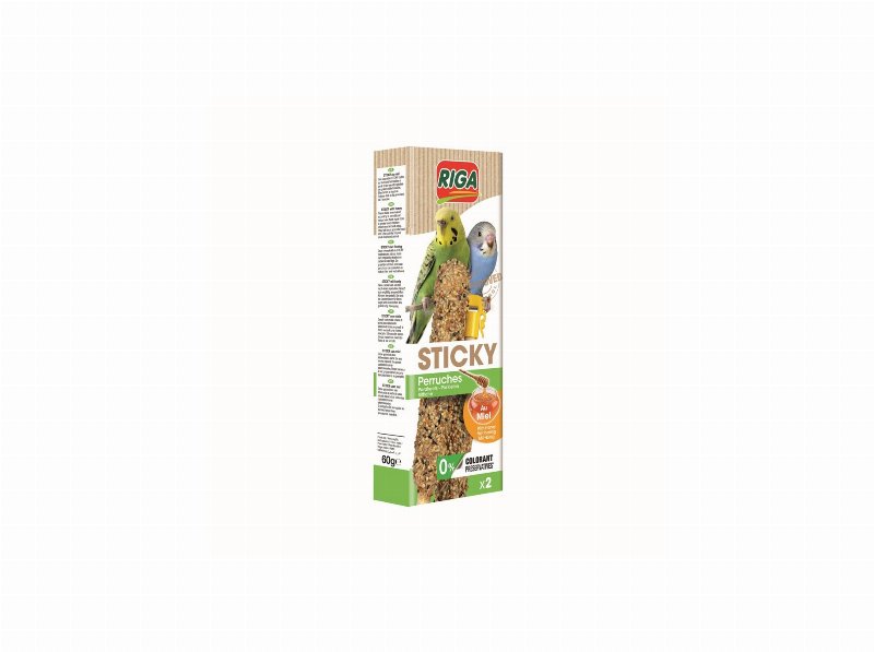 Barritas Para Periquito Riga Com Mel Pack 2 Unidades