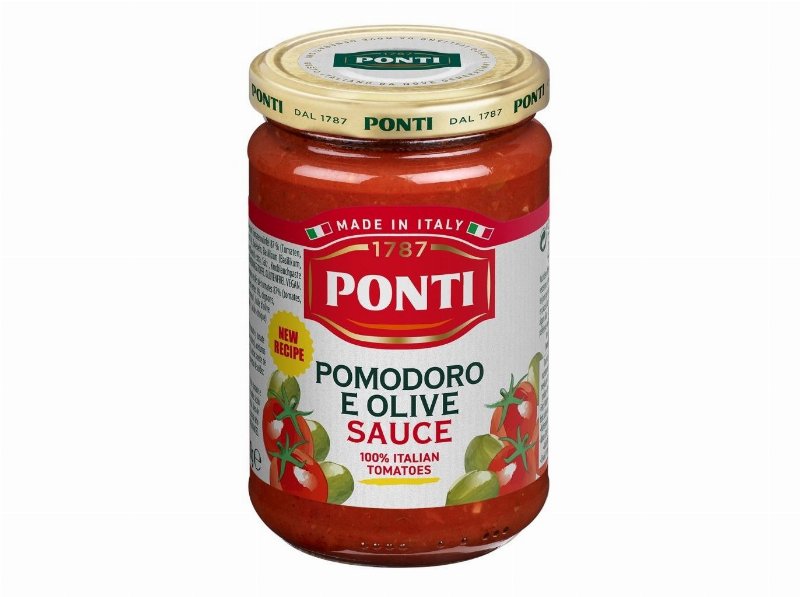 Molho Ponti Tomate E Azeitona 280 g