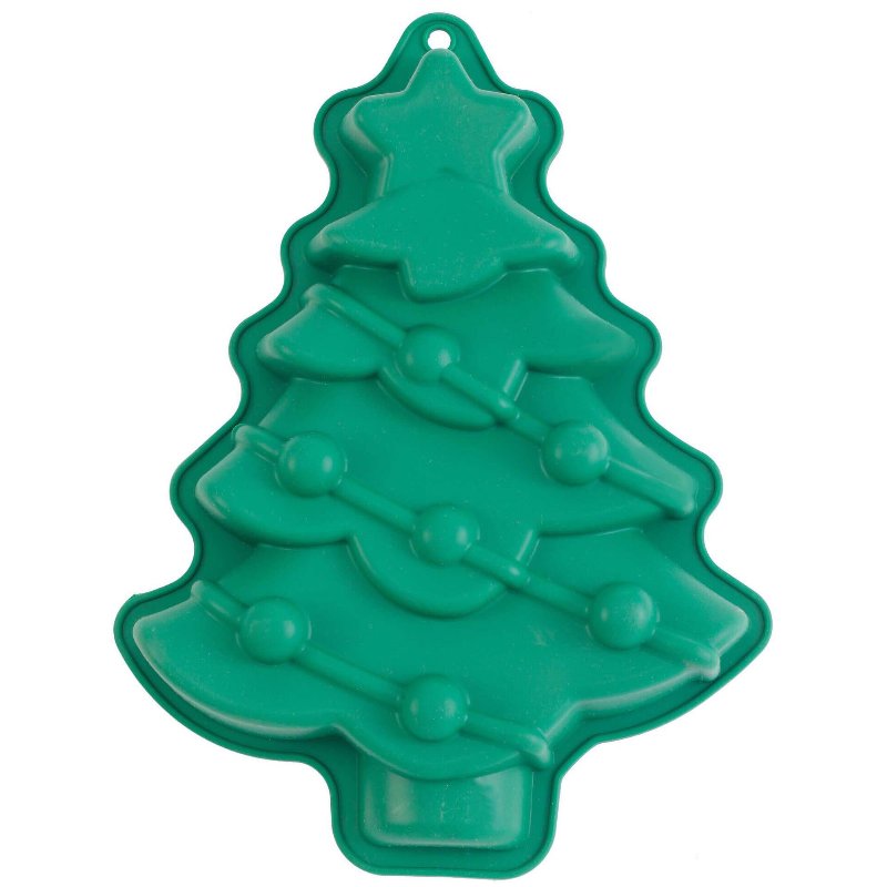 Forma De Bolo Silicone Christmas Tree Kasa