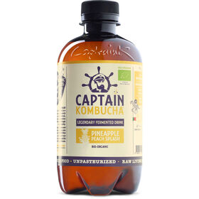 Bebida Kombucha Ananás E Pêssego The Gutsy Captain 40 cl