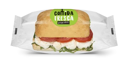 Sandes Italiana Com Mozzarella E Pesto Comida Fresca 0.422Kg