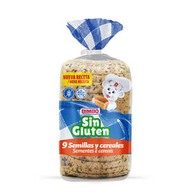 Pão De Forma De Sementes E Cereais Sem Glúten Bimbo 375 gr