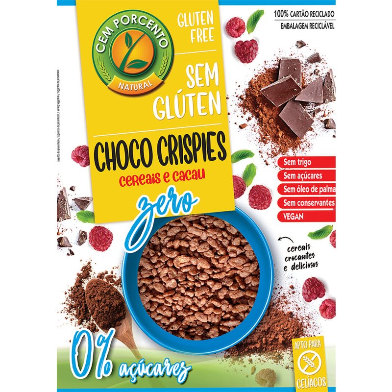 Cereais Choco Zero Sem Glúten 250 g