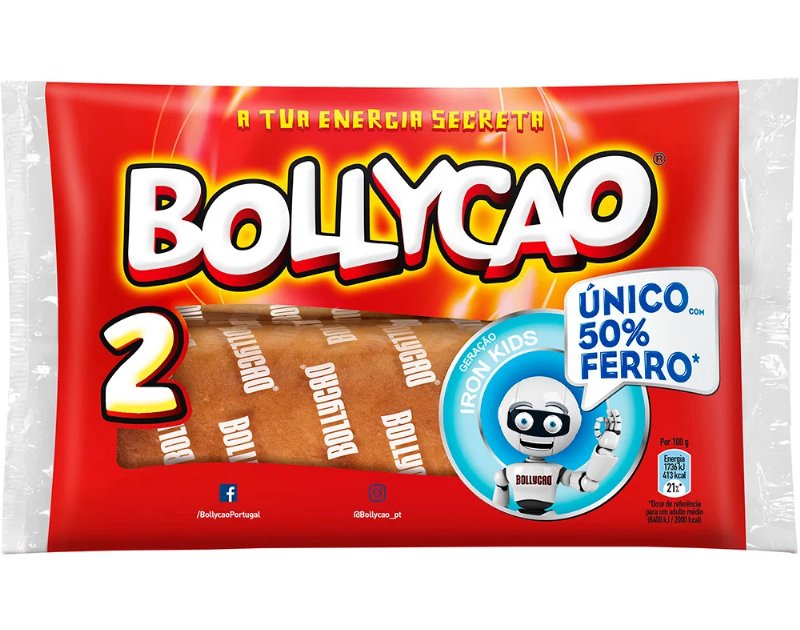 Bolo Bollycao Recheado 2Un 114 g