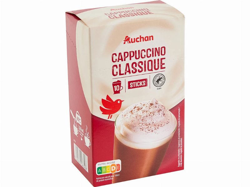 Café Auchan Solúvel Cappuccino Saquetas (14Gx10Un) 140 g