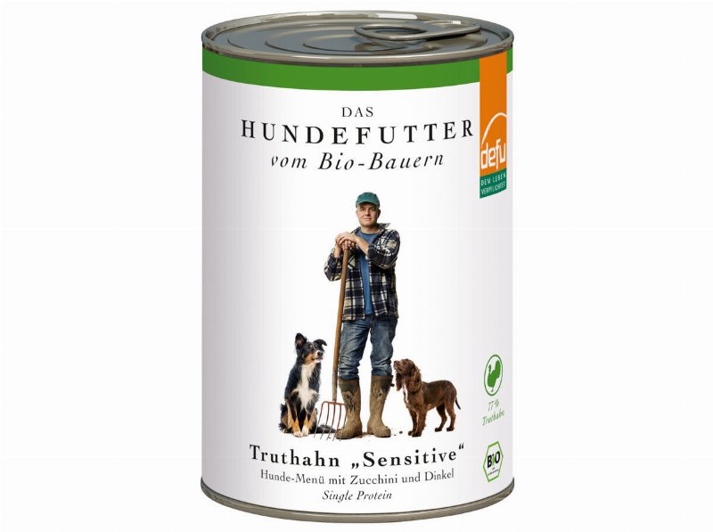 Comida Húmida Bio Cão Defu Sensitive Peru 410 g
