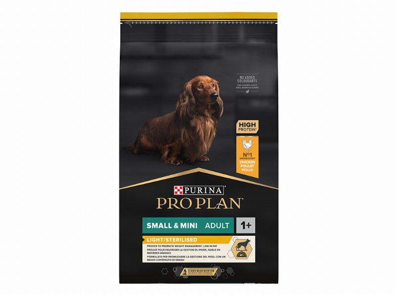 Ração Cão Small&Mini Pro Plan Light Frango 7 kg