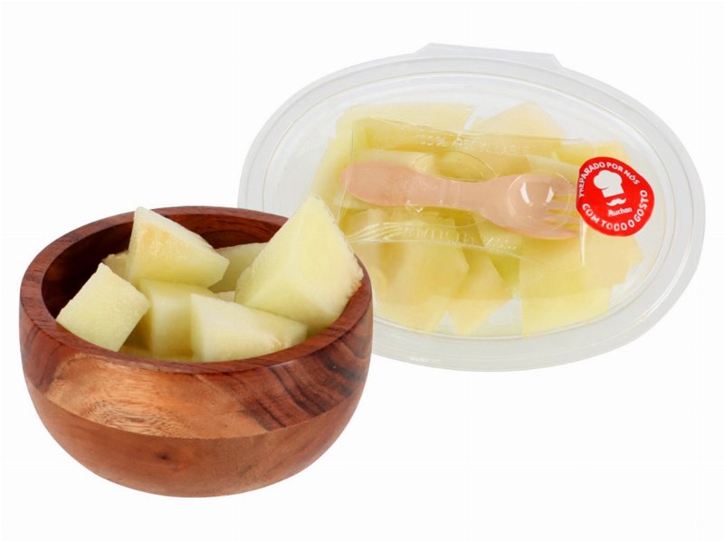 Melão Pele De Sapo Auchan Cortado Em Pedaços Kg