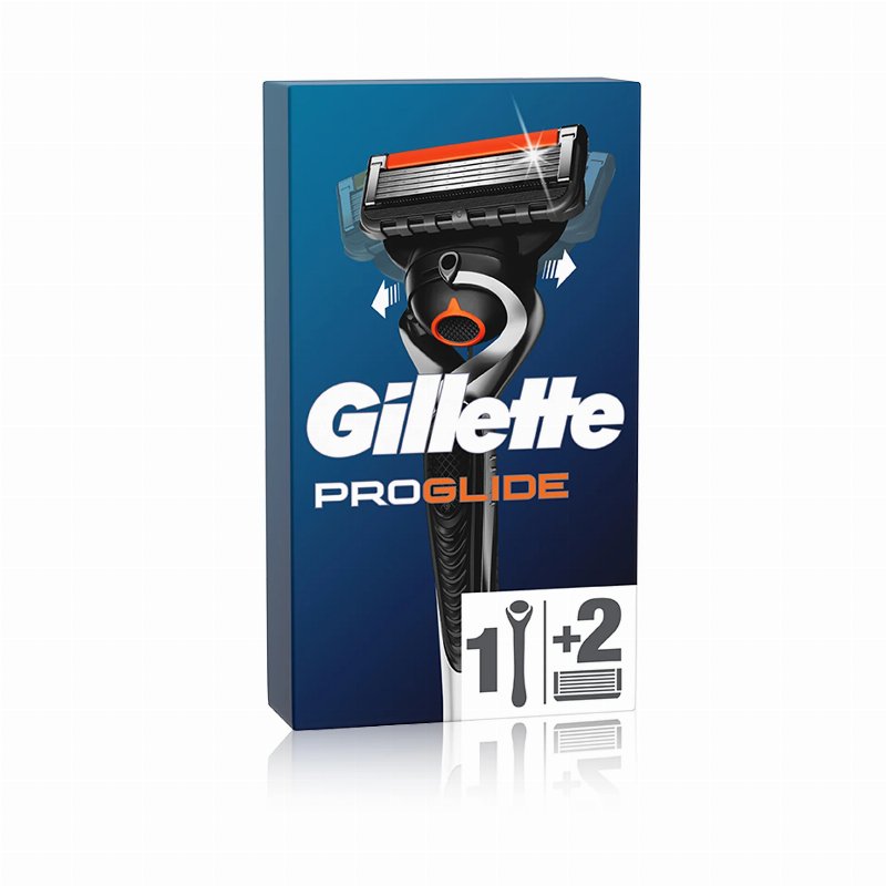 Gillette Proglide Máquina Barbear Com 2 Recargas