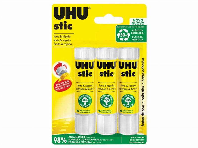 Cola Baton Uhu Stick Triplo 21 g
