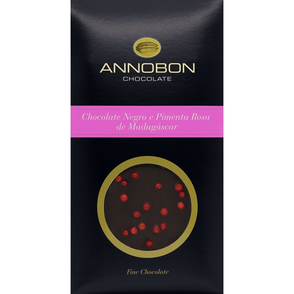 Chocolate Preto Com Pimenta Rosa De Madagáscar 80 g