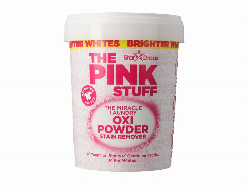 Tira Nódoas Pink Stuff Pó Roupa Branca 1 kg