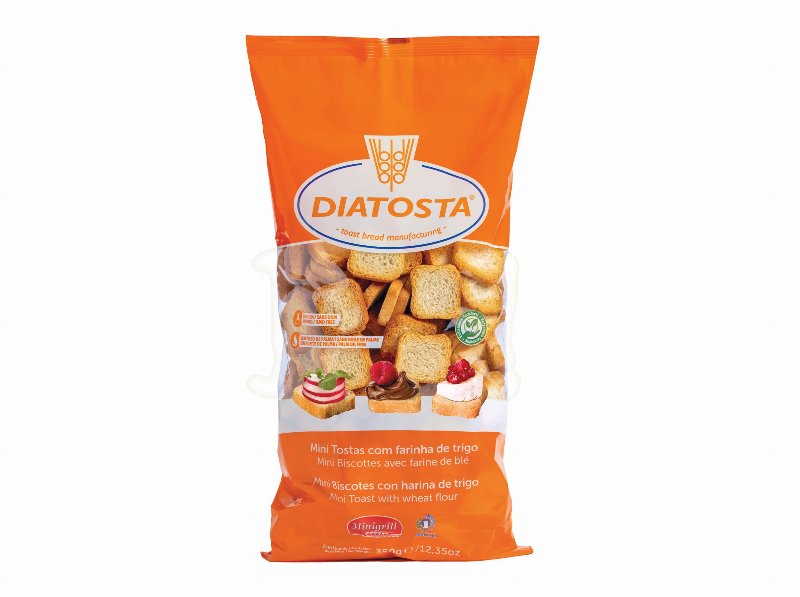 Mini Tosta Diatosta Grill Pacotão 350 g