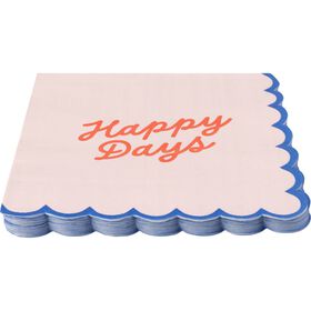 Conjunto 16 Guardanapos Happy Vermelho Kasa 1 Un