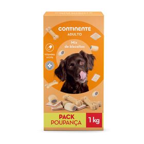 Snack Para Cão Adulto Mix Biscoitos Pack Poupança Continente 1 kg