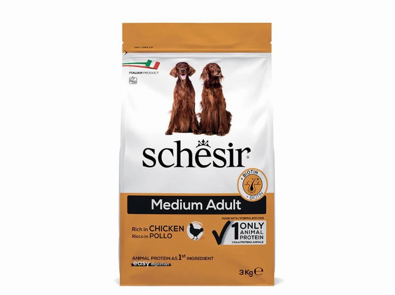 Ração Para Cão Schesir Médio Frango 3 kg