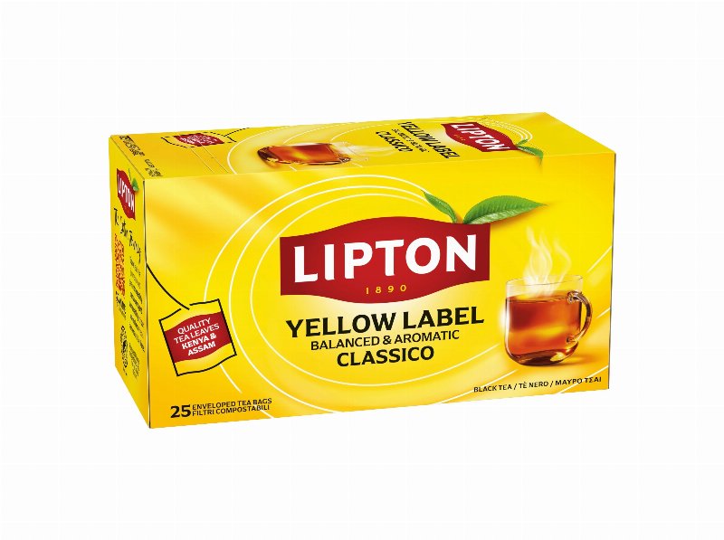 Chá Preto Lipton Yellow Label 25 Saq
