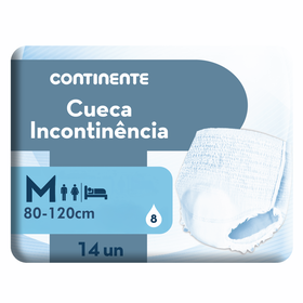 Cuecas Incontinência M Continente 14 Un