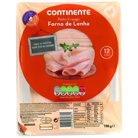 Fiambre De Peito De Frango Forno De Lenha Fatiado Continente 150 gr