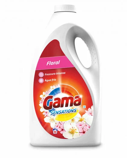 Detergente Máquina Roupa Líquido Floral Gama 90Dos