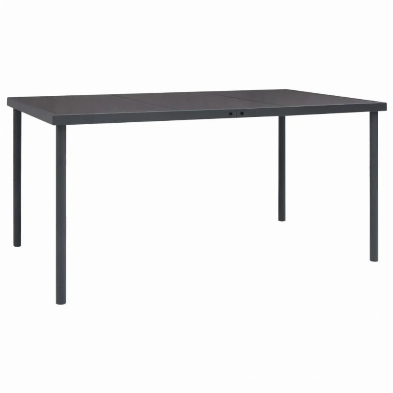 Hkh Mesa De Jantar Para Jardim Aço - Antracite
