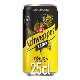 Água Tónica Em Lata Zero Schweppes 25 cl