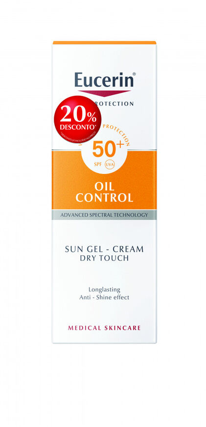 Protetor Solar Gel-Creme Corpo Toque Seco Spf 50+ Eucerin 0.05L