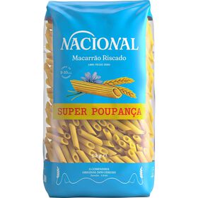 Massa Macarrão Riscado Nacional 1 kg