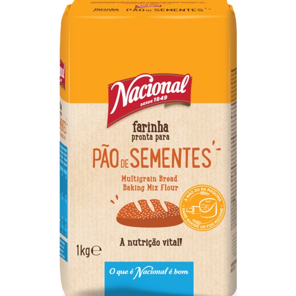 Farinha Preparada Para Pão De Sementes 1 kg