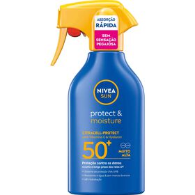 Protetor Solar Spray Protect & Moisture Fps 50+ Nivea Sun  250 ml