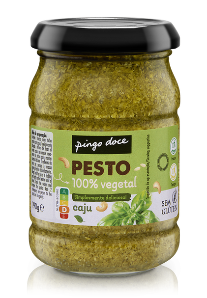 Molho Pesto Vegan Alla Calabrese Pingo Doce 0.212Kg