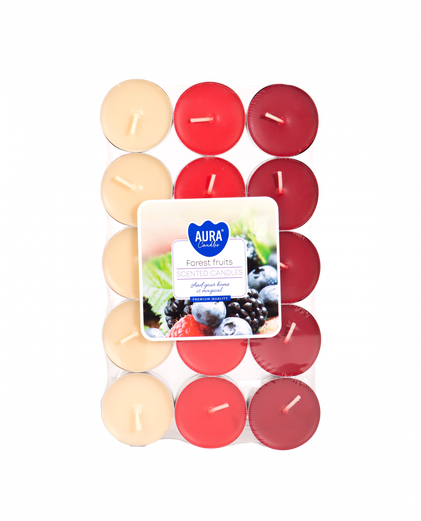 Velas Tea Light Frutos Vermelhos Bispol