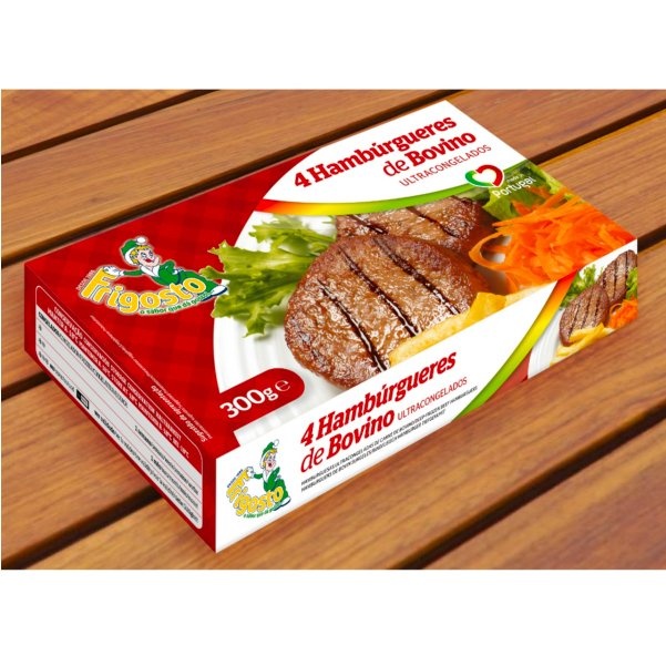Hambúrguer Bovino Congelado Frigosto 4Un.