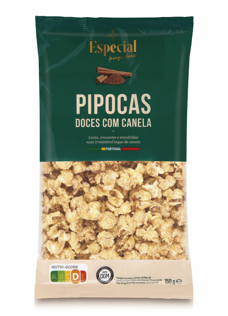 Pipocas Com Canela Especial Pingo Doce 0.15Kg