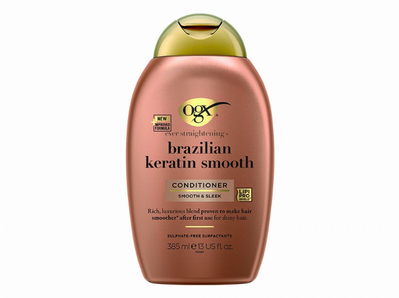 Condicionador Ogx Queratina Brasileira Sem Sulfatos 385 ml