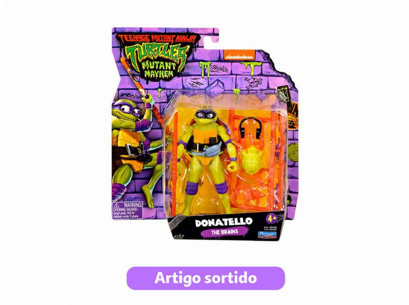 Figura Básica Tartarugas Ninja Modelos Sortidos