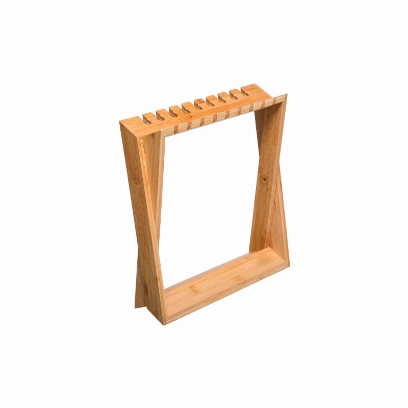 Suporte Para 12 Copos Com Pé Em Bambu