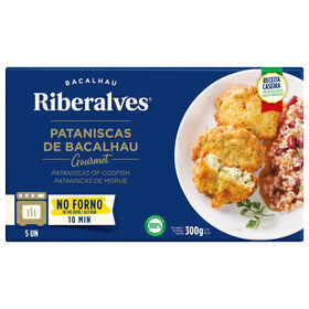 Pataniscas De Bacalhau Para Forno Riberalves 300 gr