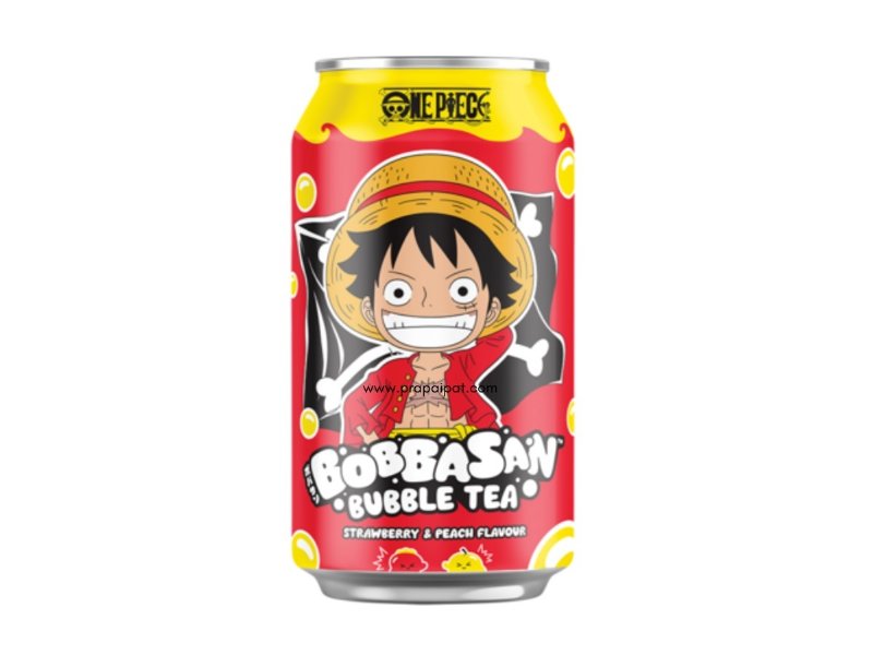 Bebida Bubble Tea Ultrapop Morango Pêssego 320 ml